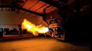 Twin Turbo R8 Flames